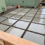 Courtyard we poured in Salem, Oregon