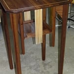 Table side view