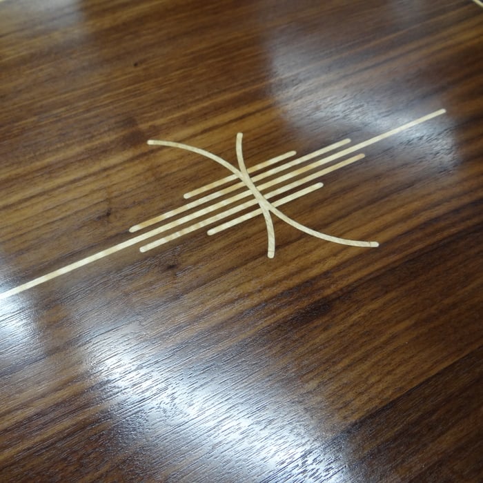 Unique maple inlay