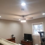 LED 6" Can Lights & Fan