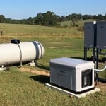 Install 26kw generator