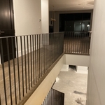 Kitchen railing & railing to basement/lower le