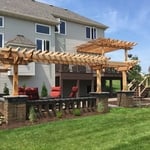 Paver Patio, Pergola, Composite Deck