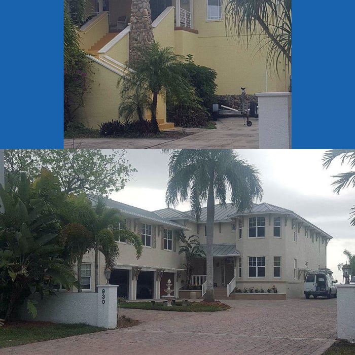 Exterior Before/After