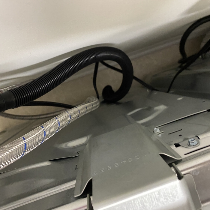 Drain hose hook up