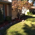 Build flower bed & Rock border
