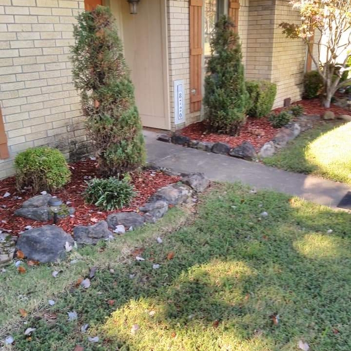 Trim Shrubs and Mulch beds