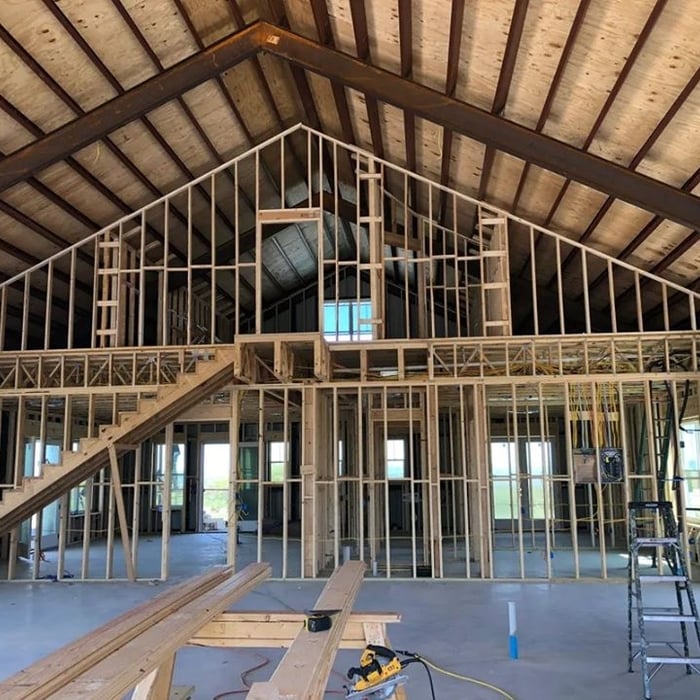 Barndominium frame