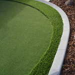 Fringe to curbing