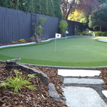 Residential SYNLawn Putting Green Install in Boise