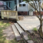 new steps and rails