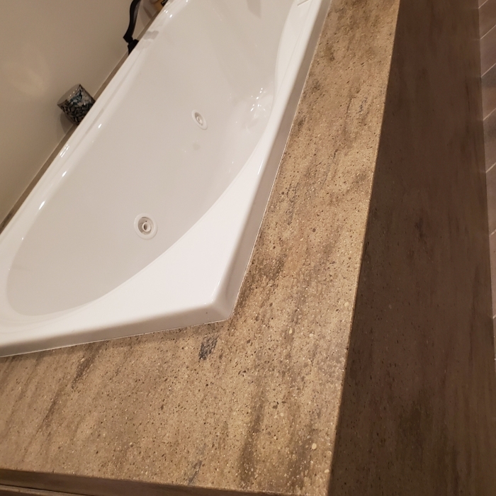 Solid Surface Tub Deck
