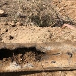 Cracked pipe