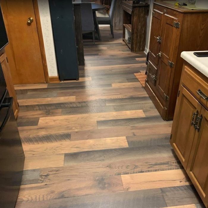 kitchen after hardwood