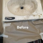 Bathroom Counter/Sink-combo