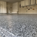 Slate Grey Epoxy with Black, Grey, White Blend