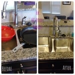 Clean dishes and fresh sink