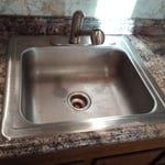 Existing sink installation