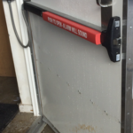 Alarmed exit device