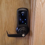 Keyless entry lock installation
