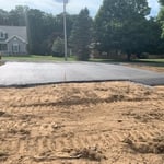 Asphalt pad