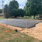 Asphalt pad