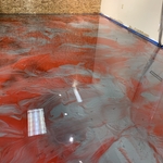 Metallic epoxy