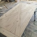 Single Tall X barn door