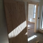 Single Tall X barn door