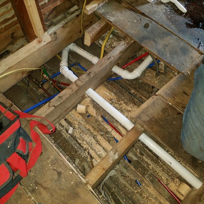 Attic bathroom