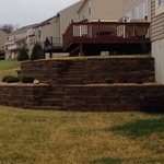 Hardscapes wall and steps