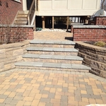 Patio and steps