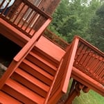 Pressure wash/Paint Deck