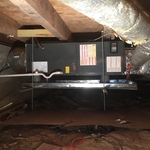 Crawl space air handler