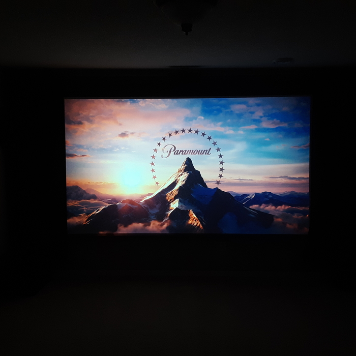 125" Screen with Epson Projector