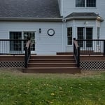 Full TREX deck remodel