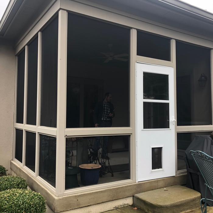 Screened Porch Before our work