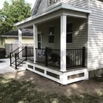 Front porch rebuild and update