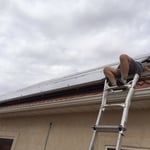 Solar Job on Steep Roof