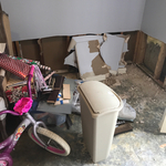 Carpet removed