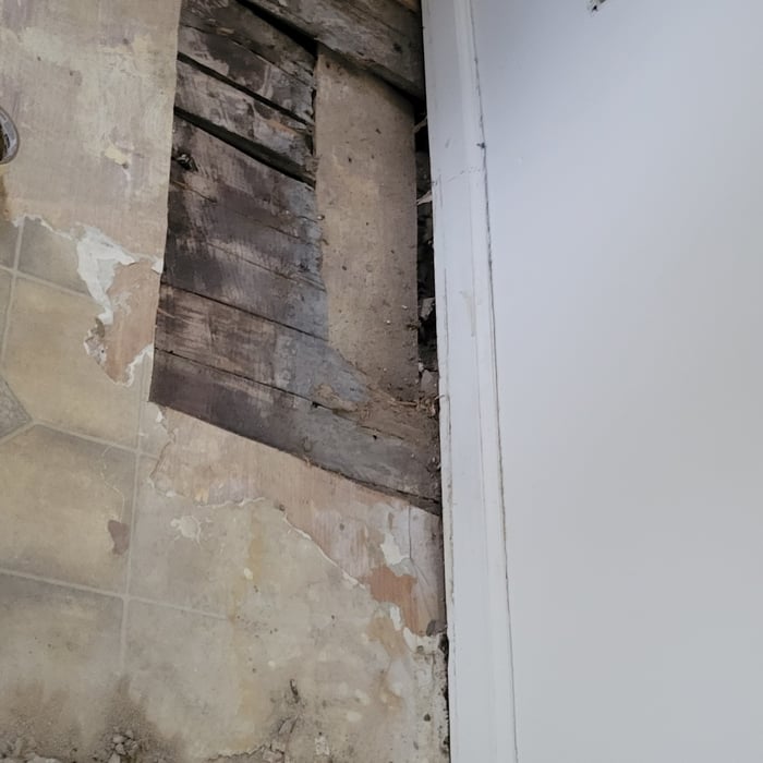 Kitchen Floor had Bulge