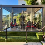 Glass Pergola & Home Gym