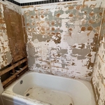 Tub reglazing renovation