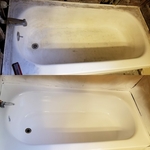 Standard tub reglazing