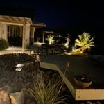 Backyard River & Fountain