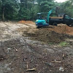 Moving dirt from house pad