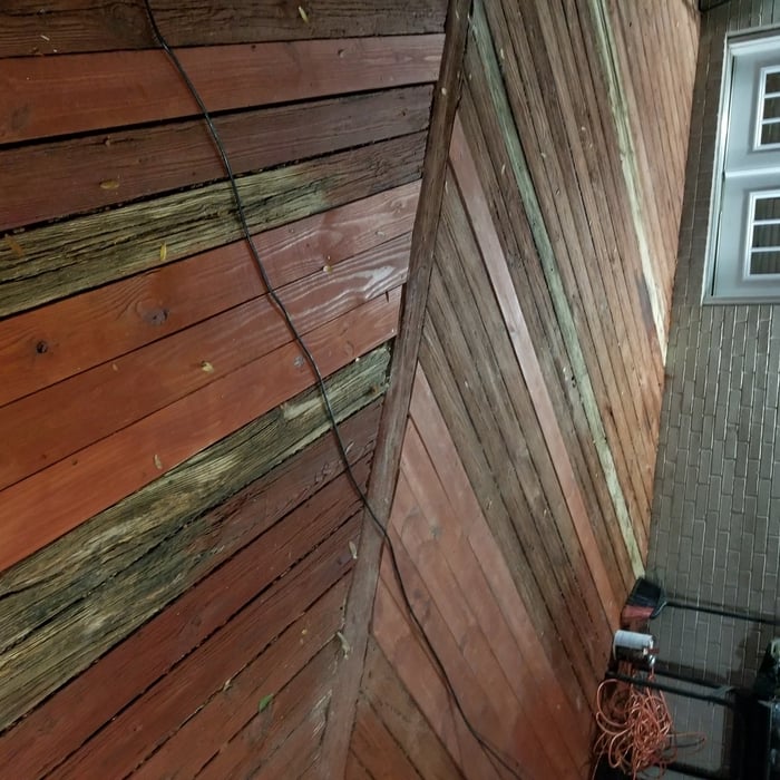 Porch Pressure washer and Painting