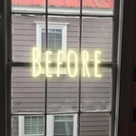 old wood window
