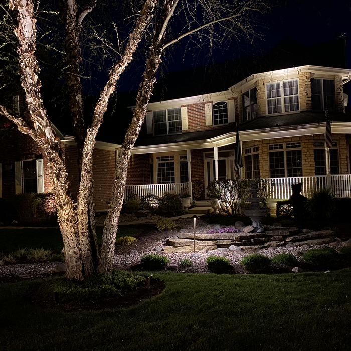 Front of home and landscape