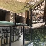 Porch and yard rails.